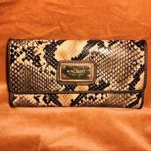 Nine West Faux Snake Skin Wallet